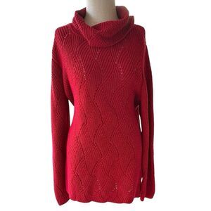 Coldwater Creek Women’s Cowl Neck Sweater Large